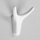 Крючок мебельный CAPPIO OX, двухрожковый, белый - Фото 2