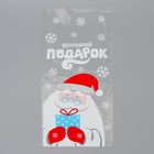Пакет БОПП «Дед Мороз», 13 × 27 см - Фото 3
