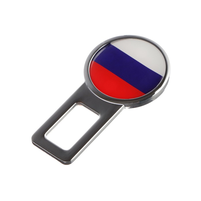 Заглушка в ремень безопасности, флаг России - Фото 1