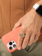 Кольцо «Стальное» механизм, цвет золото-серебряный, 21 размер - Фото 3