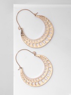 Серьги металл «Восток» диск солнца, цвет золото 9691586