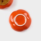 Набор банок керамических для хранения Persimmon, 2 предмета: 175 мл, посуда для Хэллоуина, цвет оранжевый - фото 7658696