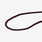 Бусины на нити шар №2 гранёный «Шпинель», цвет фиолетовый, 38 см - Фото 3
