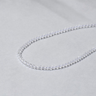 Бусины на нити шар №2 гранёный «Шпинель», цвет белый, 38 см - Фото 2