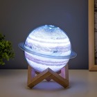 Ночник-увлажнитель "Марс" LED 2.2W USB 330мл 15,1х15,1х12 см RISALUX 9863778