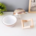 Ночник-увлажнитель "Марс" LED 2.2W USB 330мл 15,1х15,1х12 см RISALUX 9863778