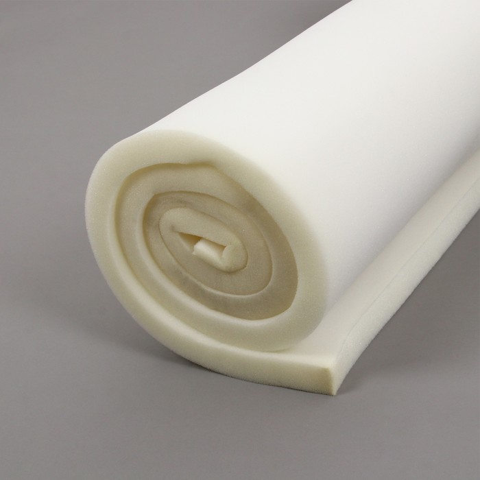 Поролон мебельный, 2×1 м, толщина 30 мм, 16 кг/м³, листовой, белый - Фото 1