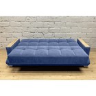 Прямой диван «Прайм 5», книжка, микровелюр, НПБ, цвет синий / МДФ светлый - Фото 2