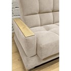 Прямой диван «Прайм 5», книжка, микровелюр, НПБ, цвет светло-серый / МДФ светлый - Фото 5