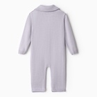 Комбинезон детский вязаный MINAKU, рост 62-68, цвет серо-голубой 9852891