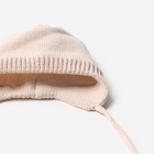 Комбинезон детский вязаный MINAKU, рост 56-62, цвет бежевый - фото 50758263