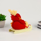 Мягкая игрушка «Дракон на санях» на подвесе, цвет МИКС - Фото 3