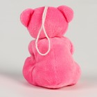 Мягкая игрушка «Медведь с сердцем» на подвесе, цвет МИКС - фото 7691160