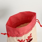 Мешок новогодний для подарков «Олень», 15×20 см - Фото 4