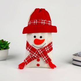 Мешок для подарков «Снеговик с шарфиком»