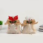 Мешок для подарков «Новогодний», цвета МИКС - Фото 4