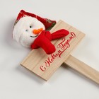 Топпер новогодний для торта «Снеговик» - Фото 2