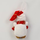 Мягкая игрушка «Снеговик» на подвесе, цвет МИКС - фото 7691265