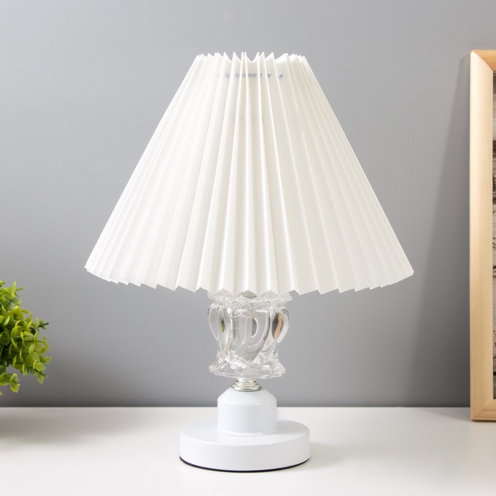Настольная лампа "Эмили" Е27 40Вт белый 25х25х40 см RISALUX - Фото 1