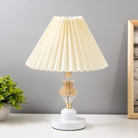 Настольная лампа "Кендал" Е27 40Вт белый 25х25х40 см RISALUX