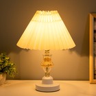 Настольная лампа "Кендал" Е27 40Вт белый 25х25х40 см RISALUX - фото 24354106