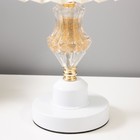 Настольная лампа "Кендал" Е27 40Вт белый 25х25х40 см RISALUX - фото 24354109