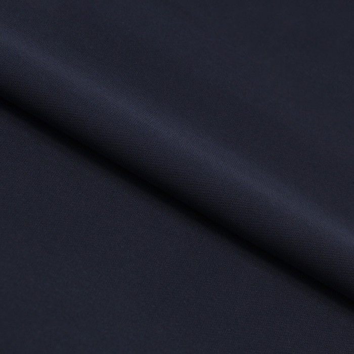 Ткань костюмная бистрейч, ширина 150 см, цвет чернильный - Фото 1