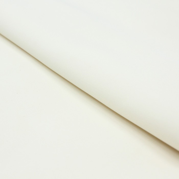 Ткань костюмная Fine Twill бистрейч, ширина 140 см, цвет молочный - Фото 1