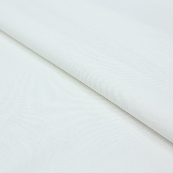 Ткань плательная лён, ширина 140 см, цвет молочный - Фото 1