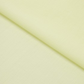 Ткань плательная хлопок, креш, ширина 135 см, цвет нежно- жёлтый