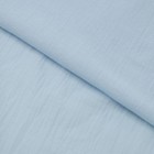 Ткань плательная хлопок, креш, ширина 135 см, цвет голубой - фото 301019414