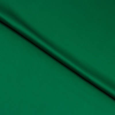 Ткань плательная сатин, стрейч, ширина 150 см, цвет лесной зелёный