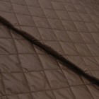 Ткань плащевая стежка, ширина 150 см, цвет коричневый - фото 294055641