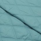 Ткань плащевая стежка, ширина 150 см, цвет бирюзово-голубой - фото 301019438
