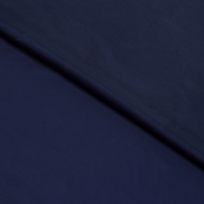 Ткань подкладочная, ширина 150 см, цвет тёмно-синий - Фото 1