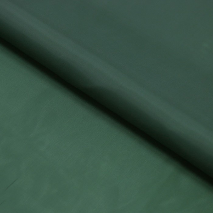 Ткань подкладочная, ширина 150 см, цвет тёмно-зелёный - Фото 1