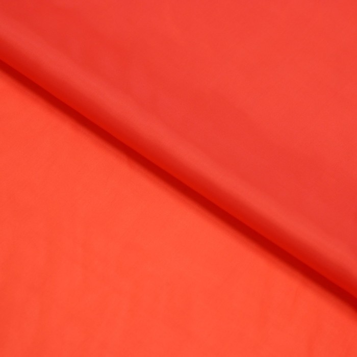 Ткань подкладочная полиэстер, ширина 150 см, цвет красный - Фото 1