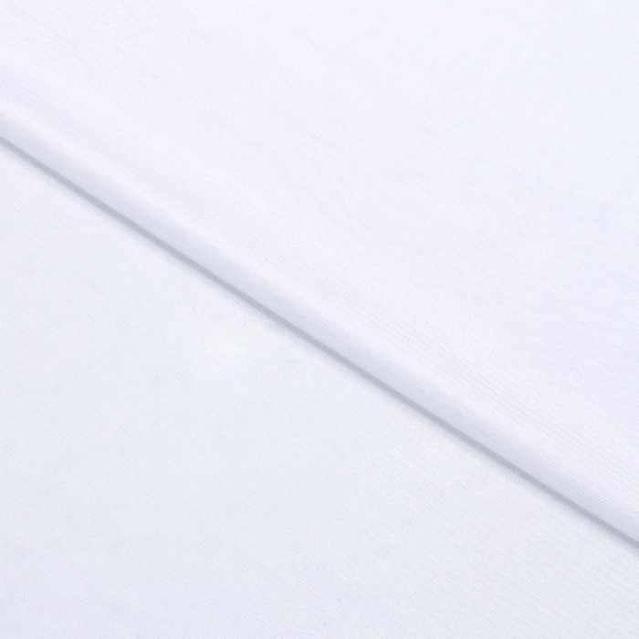 Трикотаж подкладочный, ширина 150 см, цвет холодный белый - Фото 1