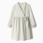Платье для девочки MINAKU: Cotton collection цвет фисташковый, рост 104 см - фото 109148922