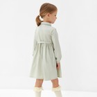 Платье для девочки MINAKU: Cotton collection цвет фисташковый, рост 116 см - Фото 7