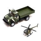 Грузовик металлический «ЗИЛ Армия», инерция, 1:43, уценка - Фото 4