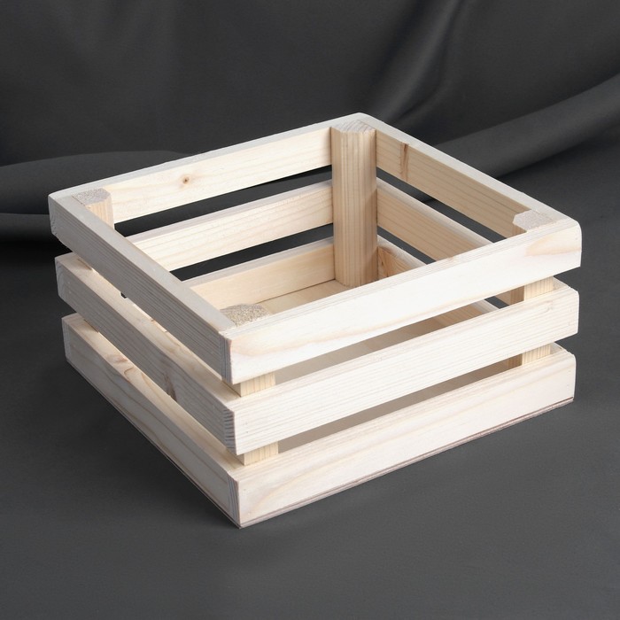 Ящик для рукоделия, деревянный, 20 × 20 × 10 см