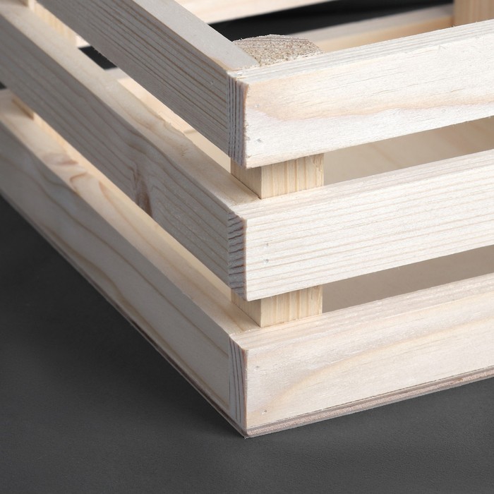 Ящик для рукоделия, деревянный, 20 × 20 × 10 см