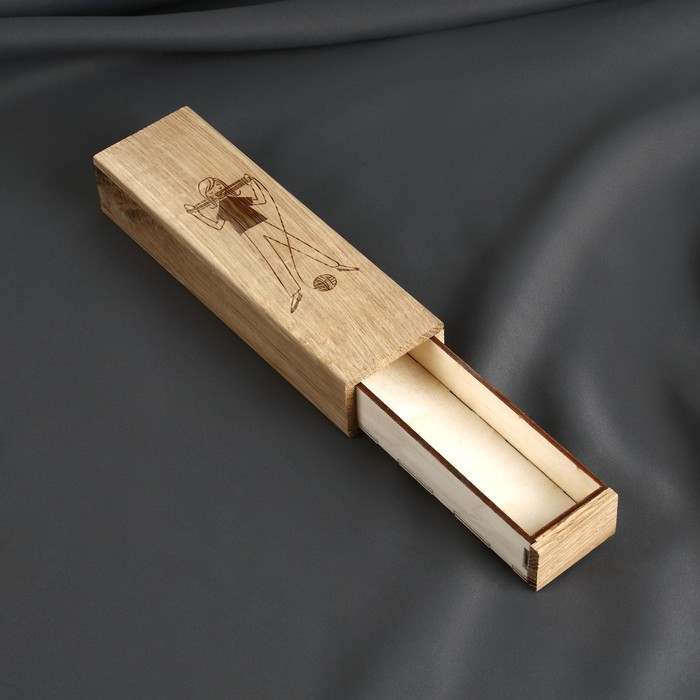 Пенал для рукоделия, деревянный, 20 × 6 × 4 см