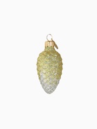 Ёлочное украшение «Шишка в снегу», в подарочной упаковке, h=8 см, золотое 10111122