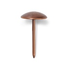 Гвозди ТУНДРА, декоративные, обивочные, 10?18.5 мм, медь, фасовка 50 шт. (комплект 4 шт) - фото 26643366