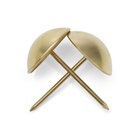 Гвозди ТУНДРА, декоративные, обивочные, 25×39 мм, золото, 100 шт. - Фото 4