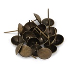 Гвозди ТУНДРА, декоративные, обивочные, 25×39 мм, бронза, 100 шт. - Фото 5