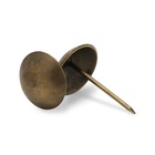 Гвозди декоративные, 25х39 мм, цвет бронза, в упаковке 100 шт - фото 808368767