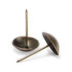 Гвозди декоративные, 25х39 мм, цвет бронза, в упаковке 100 шт - фото 808368770